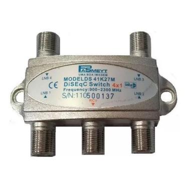 Imagem de Chave Disec 4 Entradas De Antena E 1 Saída Para Receptor - Pasmeyt