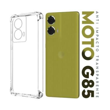 Imagem de Capa Capinha Anti Impacto Transparente Para Moto G85 5G Xt2427 6.67 - 