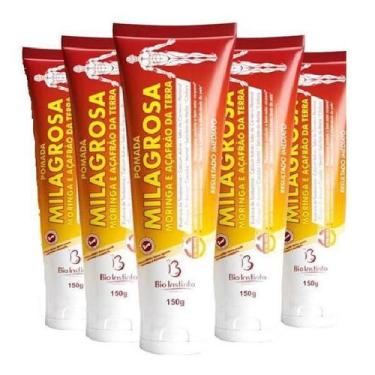 Imagem de Kit Com 5 Pomada Massageadora Milagrosa 150G - Bio Instinto