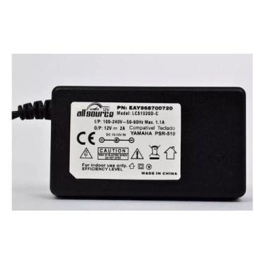 Imagem de Fonte Carregador Yamaha Mx-61 Mx61 Mx-88 Mx88 12v 2a - All Source