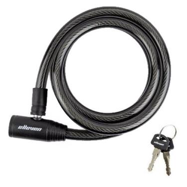 Imagem de Cadeado Multiuso Cabo Aço Espiral 1,0mx12mm Chave - KTR