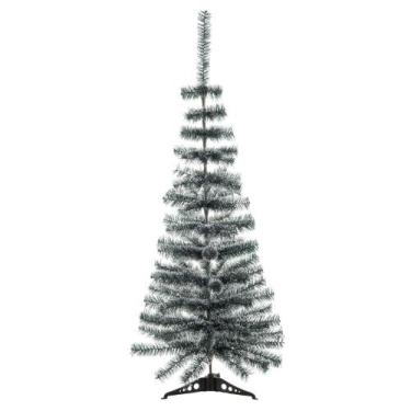 Imagem de Árvore De Natal Com Neve Natalina Nevada 1,2 Metros Com Base - florart