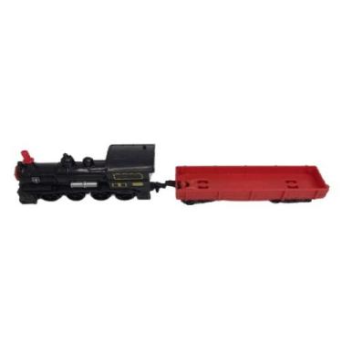 Imagem de Trem Locomotiva Construção brinquedo Pilha 9 Pçs divertido - Filó Moda