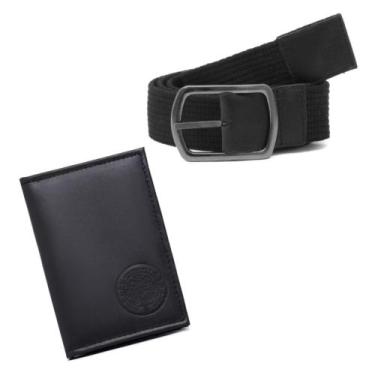 Imagem de Kit Porta Documentos CNH RG Couro Divisorias Estampa Medalha São Bento