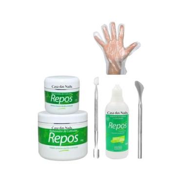 Imagem de Kit Amaciante + Creme Removedor + Espátula para Cutícula + Bisturi 222
