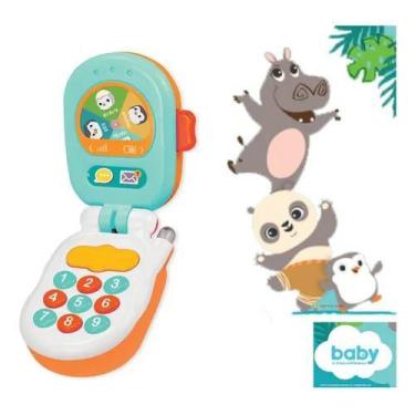 Imagem de Celular Musical Baby Phone DreamWorks Pinguim Madagascar dw00010 - Zoo