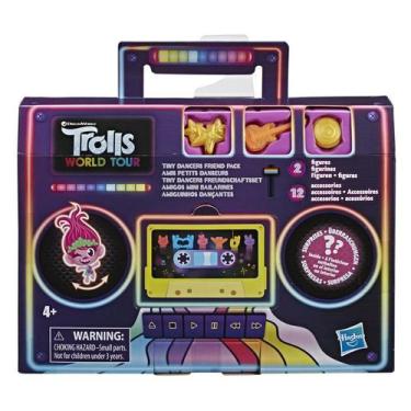 Imagem de Brinquedo Pack Trolls Figura Amiguinhos Dançantes E8421 - Hasbro