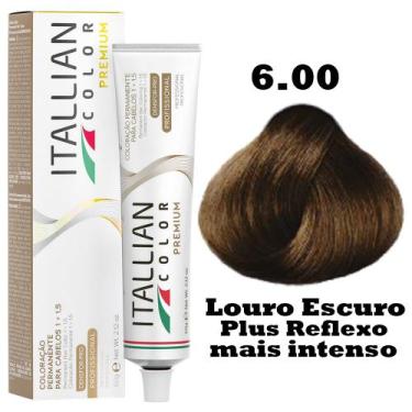 Imagem de Coloração Itallian Color 60g Louro Escuro Plus Reflexo Mais Intenso 6.