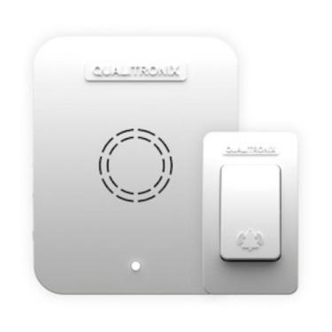 Imagem de Campainha sem Fio 52 Sons Bivolt Longo Alcance Branco Qualitronix