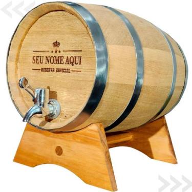 Imagem de Barril De Carvalho Para Cachaça 3 Litros Personalizado Nome -  BARRIL 