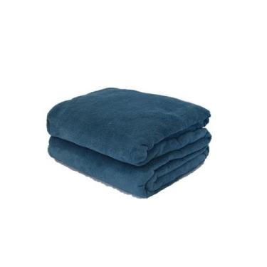 Imagem de Cobertor Microfibra Plush Azul Índigo - COBERTORES PARAHYBA, Azul Índi