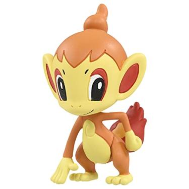 Imagem de Takara Tomy Pokemon Moncolle Monster Collection MS-54 Chimchar Ouisticram Panflam 1.5 inches