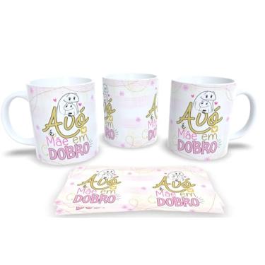 Imagem de Caneca Branca de Porcelana Personalizadas Flork dia das Mães (Mod.24)