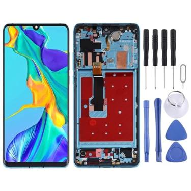 Imagem de Substituição da tela móvel Tela Original OLED LCD para Huawei P30 Pro Digitizer Montagem completa com quadro Ecrã LCD