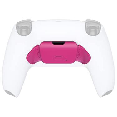 Imagem de Nova Pink Replacement Redesigned K1 K2 Back Button Shell for PS5 Controlador eXtremerate Rise Remap Kit - Controlador & Rise Remap Board NÃO Incluído