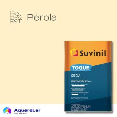 Imagem de Toque Seda Suvinil Acetinado 16L, PÉROLA