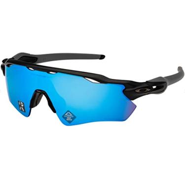 Imagem de Oakley Óculos de sol Radar EV Path preto fosco com lentes polarizadas Prizm Deep Water + capa rígida