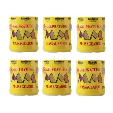 Imagem de Kit 06 Potes Gel Massageador Pra Tudo MM Com Arnica A Pronta Entrega -