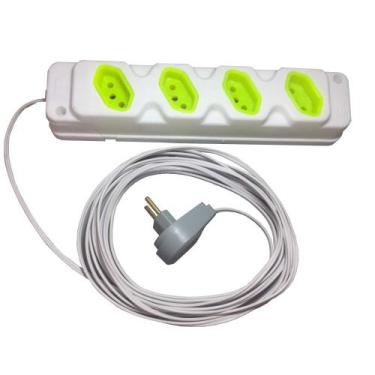 Imagem de Extensão Cabo Paralelo 10/20a 30 Metros 4 Tomadas 2x1,0mm - Lisse Onli