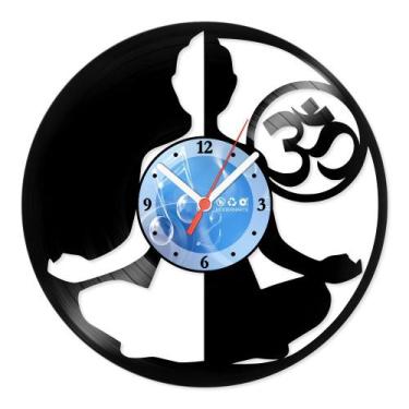 Imagem de Relógio De Parede Disco Vinil Diversos - Meditação Yoga - VDI-309 - Mo