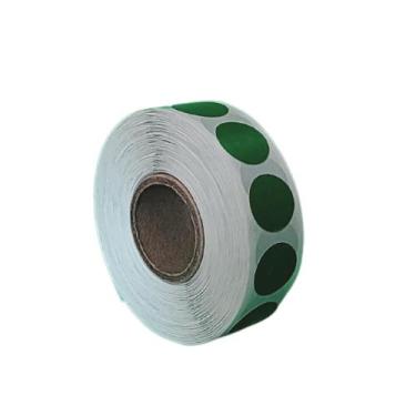 Imagem de Rolo Etiqueta Redonda 15mm 1,5cm 1000 bolinhas cada rolo - Padrão Etiq