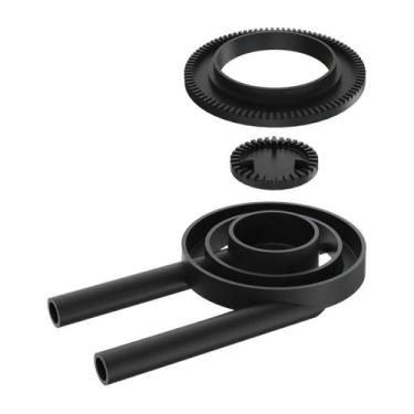 Imagem de Queimador Duplo Médio Completo Fogão Industrial Ferro 17,2cm - Libanez