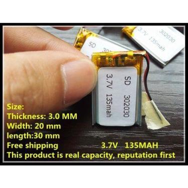 Imagem de Bateria 3.7v  P/  Relogio Camera Chaveiro - - KMIG