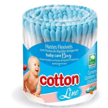 Imagem de Hastes flexíveis cotton line pote flip boy 150 unidades - higgie top