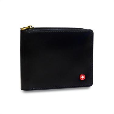 Imagem de Carteira Masculina Porta Cartão Grande em Couro Premium - volk, Preto