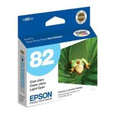 Imagem de Cartucho De Tinta Epson To82 Azul Claro T082520 Br R270 R290 Rx590 Rx390 T50 Tx720