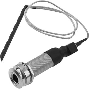 Imagem de 1 conjunto de guitarra Yootones sem necessidade de solda piezo e conector de extremidade compatível com guitarra acústica caixa de charuto