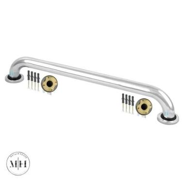 Imagem de Barra De Apoio Alça 40 Cm Suporte De Parede Auxilio Para Idosos - Meta