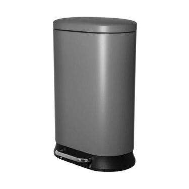 Imagem de Lixeira de Pedal Home Style Wish 30 L, CINZA