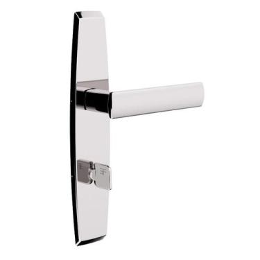 Imagem de Fechadura Design Banheiro Espelho Grazia 55mm Cromado 813B817CR 3F