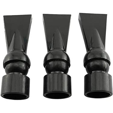 Imagem de Longdex Tomada de água para aquário, 3 peças, bico de peixe, preto, bico de pato, sem rotação, bomba de saída, tubo de extremidade do tanque