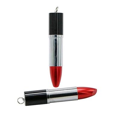 Imagem de 32 GB Batom Modelo USB 3.0 Armazenamento Externo Mini USB Flash Drive 3.0 Pen Drive PenDrive Memory Stick KeyQK0010-3.0