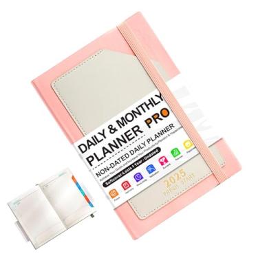 Imagem de 2025 Pocket Planner Weekly,Bloco de notas de bolso 2025,Organizador semanal de calendário de agenda A5 | Planner Notebook 180 folhas para gerenciamento de, para local de trabalho