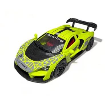 Imagem de Power Toys TECH - Miniatura Miniatura Mac Laren Senna Carrinho de Ferro com Portas que Abrem e Pneus de Borracha 1:32 - COR ALEATÓRIA