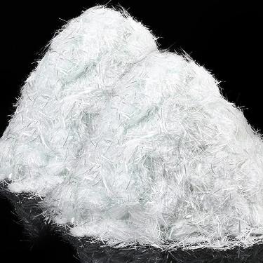 Imagem de Frienda Fibra de vidro de 3 kg para argamassa de cimento de concreto, reforço anti-infiltração fibras de vidro de fibra branca de concreto para paredes de construção de concreto piso de jardim, 0,75