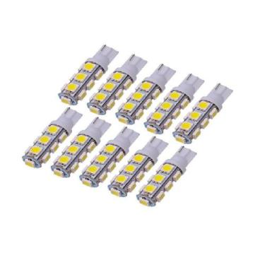 Imagem de Kit 10 Lâmpadas T10 13 Led Branca Pingo Luz 5050 - Bluelion