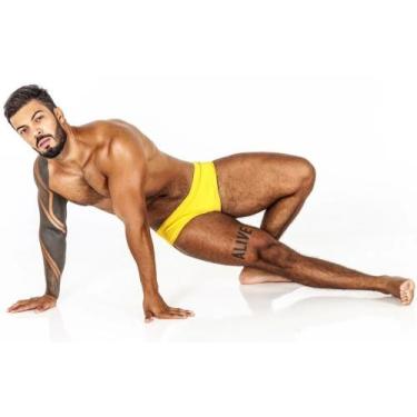 Imagem de sunga sexy slip com tule transparência na parte de trás - ALVEZ ALVES 
