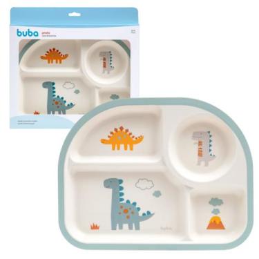 Imagem de Prato Infantil com Divisória Magic Dino 19676 - Buba