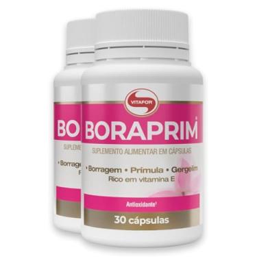 Imagem de Kit 2 Boraprim Vitafor 30 Cápsulas
