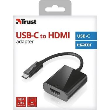 Imagem de Cabo Conversor Trust Usb-C Para Hdmi