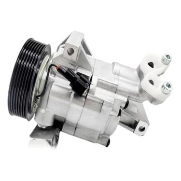 Imagem de Compressor ac de ar condicionado dkv08r compatível com nissan latio tiida 92600ed000 z0014129a z0004246b 92600ed07a 92600ed07b 5060217470
