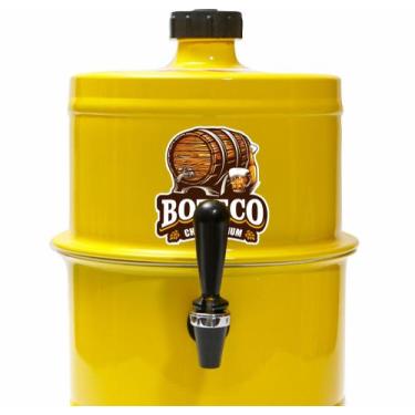 Imagem de Chopeira Portatil A Gelo Amarela Boteco Premium 5.1lt Não Elétrica - B