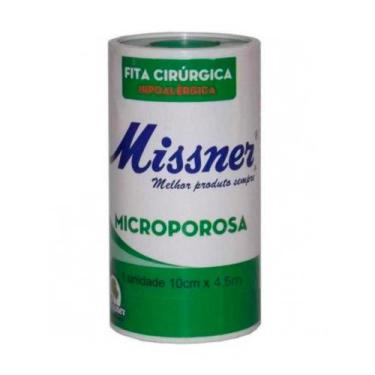 Imagem de Fita Cirúrgica Misser Microporosa Hipoalergica Branca 10cm x 4,5m - Mi