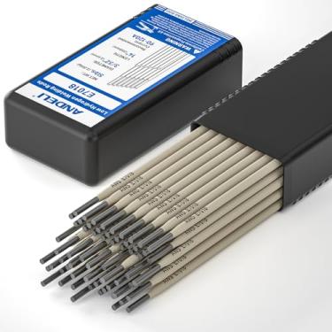 Imagem de ANDELI Vara de soldagem eletrodos de aço carbono acessórios de soldagem equipamento de soldagem a arco (hastes de soldagem, E7018 2,3 kg, 3/81.3 cm)