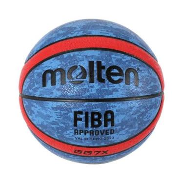 Imagem de Bola de Basquete PU - Tamanho Oficial 7, 6 ou 5 - Para Homens e Mulher