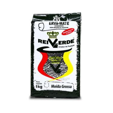 Imagem de Erva Mate Chimarrão REI VERDE MOÍDA GROSSA Vácuo 1 Kg